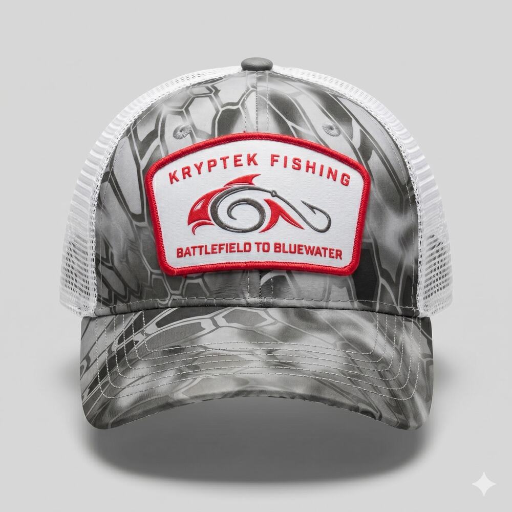 Kryptek Unisex OS Fishermancore‎ Outdoors Gorpcore Camo Snapback Trucker Hat